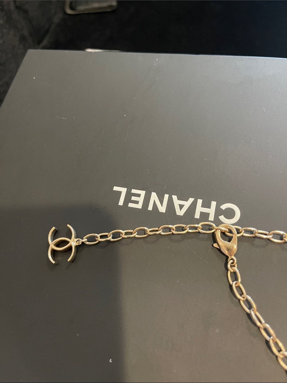 CHANEL Gold-Tone Statement Massive Pendant Necklace with Pearl Accents - Picture 8 of 17